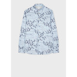 Paul Smith Regular-Fit 'Jasmine' Print Shirt In Light Blue