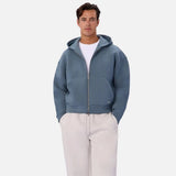 Industirie The Brixton Cropped Hoodie In Adriatic 26