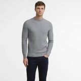 Barbour Hermoine Crew Neck Jumper In Grey