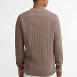 Barbour Hermoine Crew Neck Jumper In Stone