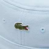 Lacoste Piqué Bucket Hat Unisex In Sky Blue