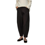 Sahara Ponte Bubble Trousers In Chocolate