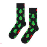 Happy Socks Holiday Trees Sock In Black One Size