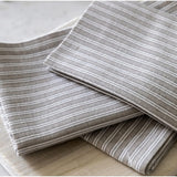 Gallery Direct Woven Striped Napkin 4 pk In Grey