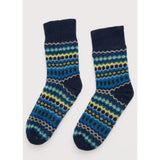 Seasalt House Socks With Merino Wool In Modernist Teal