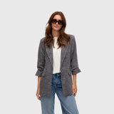 Vero Moda VMFRIDA 3/4 Regular Blazer In Black