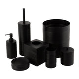 Global Explorer Ribbed Tissue Box Cover in Black