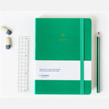 A-Journal Notebook In Emerald Green