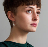 Alex Monroe Little Feather Hook Earrings In Silver