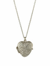 Alex Monroe Victoriana Keepsake Heart Locket In Silver