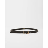 Pieces PCMyra Slim Gold Buckle Belt In Black
