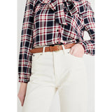 Pieces PCOline 2-Pack Jeans Belt In Black/Cognac