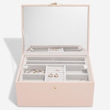 Stackers Luxury Classic Jewellery Box In Blush/Gold