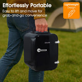 Abode Mini Fridge In Black, 4L