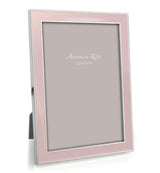 Addison Ross Enamel & Silver Frame In Light Pink