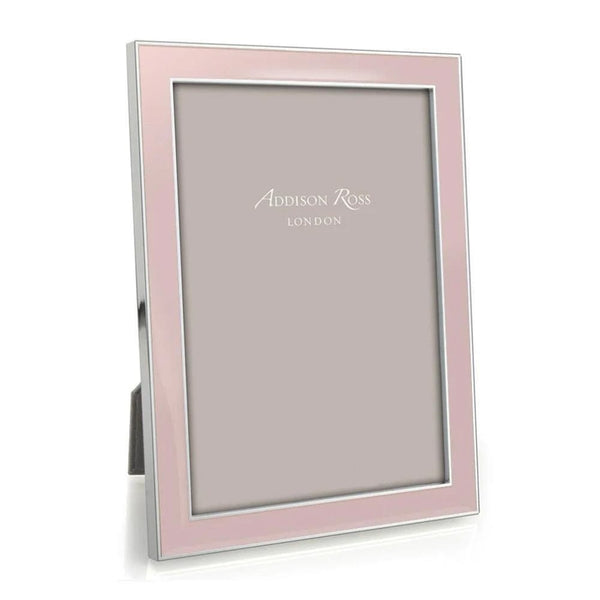 Addison Ross Enamel & Silver Frame In Light Pink, 4x6