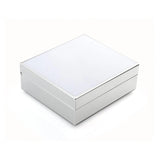 Addison Ross White Enamel & Silver Box