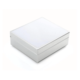 Addison Ross White Enamel & Silver Box