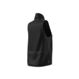 Adidas Women's Run Icons 3-Stripes Running Wind Vest In Black