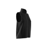 Adidas Women's Run Icons 3-Stripes Running Wind Vest In Black