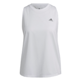 Adidas Women's Run Icons Running Tank Top In White