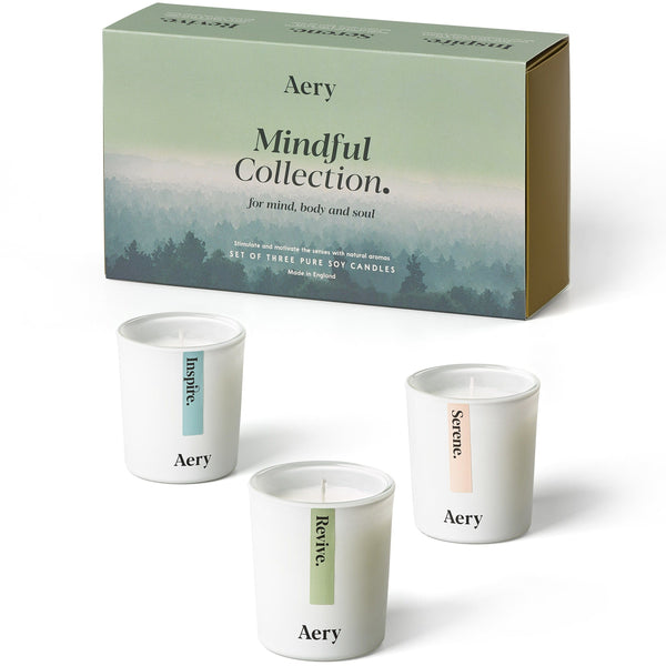 Aery Mindfulness 3 x Candle Votive Gift Set