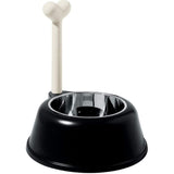 Alessi Lupita Dog Bowl In Black - Design by Miriam Mirri