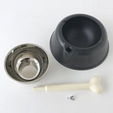 Alessi Lupita Dog Bowl In Black - Design by Miriam Mirri