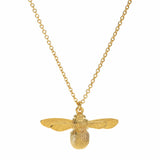 Alex Monroe Baby Bee Necklace in Gold