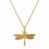 Alex Monroe Dragonfly Necklace in Gold