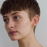 Alex Monroe Flying Swallow Stud Earrings in Gold