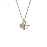 Alex Monroe Little Warbler Topaz Necklace in Silver