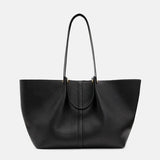 AllSaints Allington Leather Tote Bag in Black