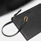 AllSaints Allington Leather Tote Bag in Black