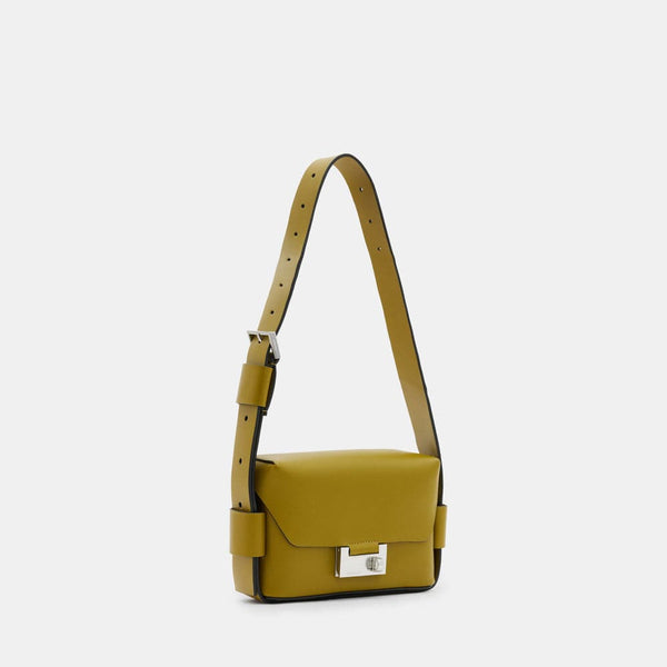 Allsaints Frankie 3-In-1 Leather Bag in Sap Green