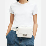 Allsaints Frankie 3-In-1 Leather Bag in White