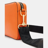 Allsaints Lucille Leather Crossbody Bag in Pyrole Orange