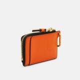 Allsaints Remy Leather Wallet in Orange