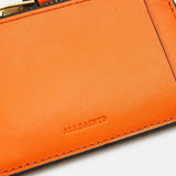 Allsaints Remy Leather Wallet in Orange