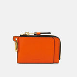 Allsaints Remy Leather Wallet in Orange