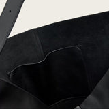AllSaints Asha Leather Shoulder Bag in Black