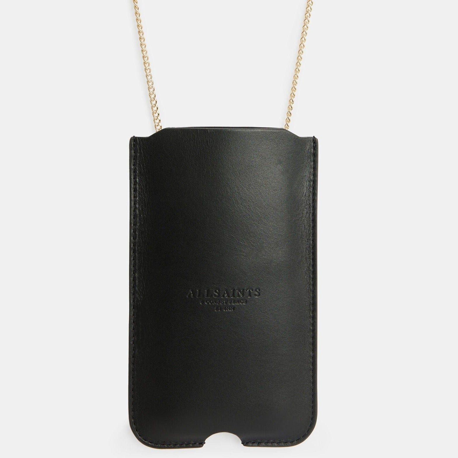 AllSaints Cybele Leather Phone Holder