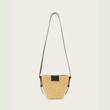 AllSaints Ebro Woven Cross-Body Bag In Natural