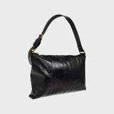 AllSaints Edbury Panel Shoulder Bag In Black
