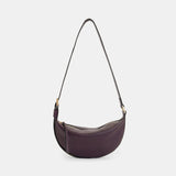 AllSaints Half Moon Leather Crossbody Bag