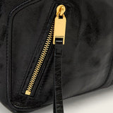 AllSaints Jean Rey Leather Shoulder Bag in Black