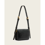 AllSaints Jupiter Leather Crossbody Bag In Black