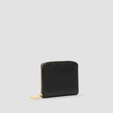 AllSaints Lena Leather Zip Wallet In Black