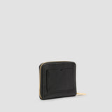 AllSaints Lena Leather Zip Wallet In Black