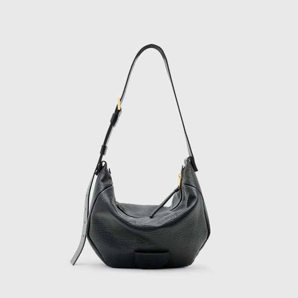 AllSaints Madea Leather Shoulder Bag In Black